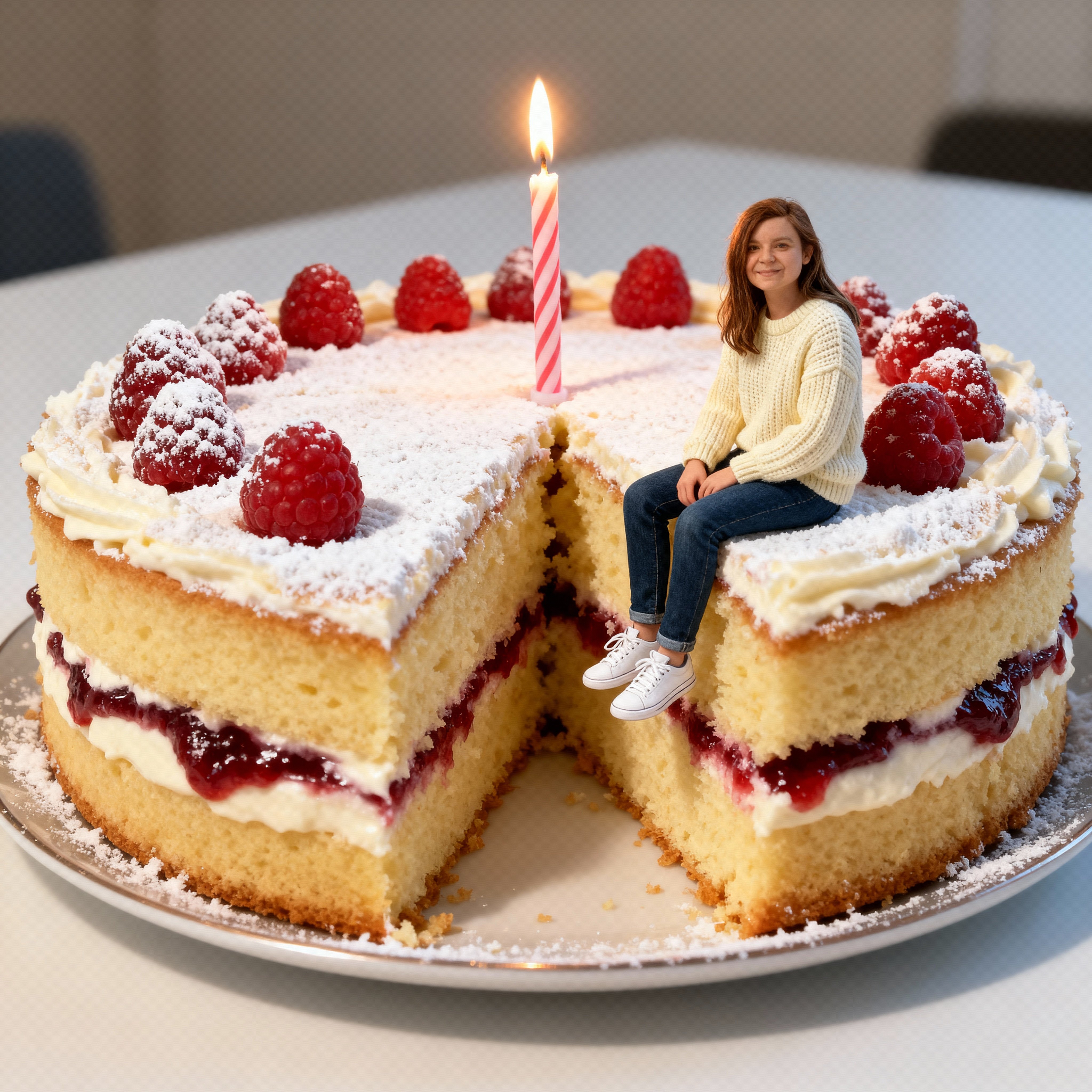 Gemimg AI text to image example - AI-created character illustration